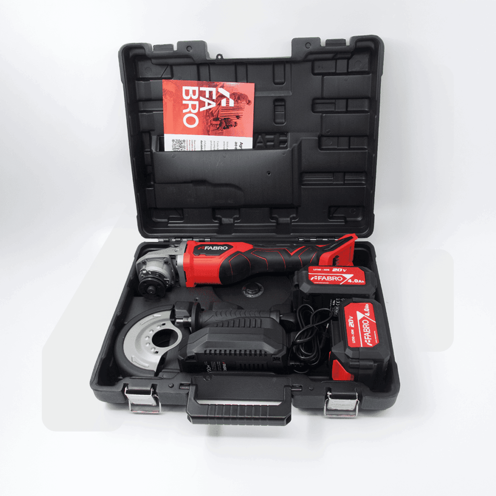 Esmerilhadeira Angular Caixa completa frente